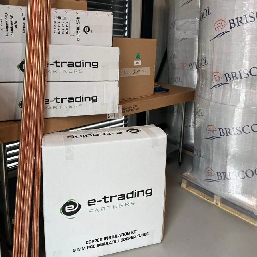 9 mm Koelleidingen Geïsoleerd - Split (B-Form)